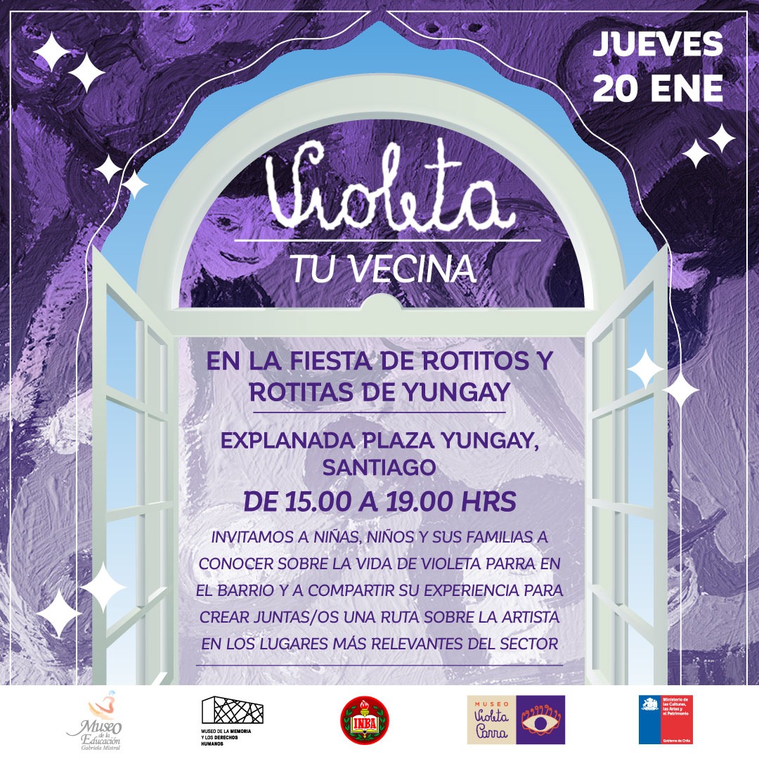 El Museo Violeta Parra celebrará el Día del Rotito y la Rotita con Ruta Patrimonial y otras actividades culturales