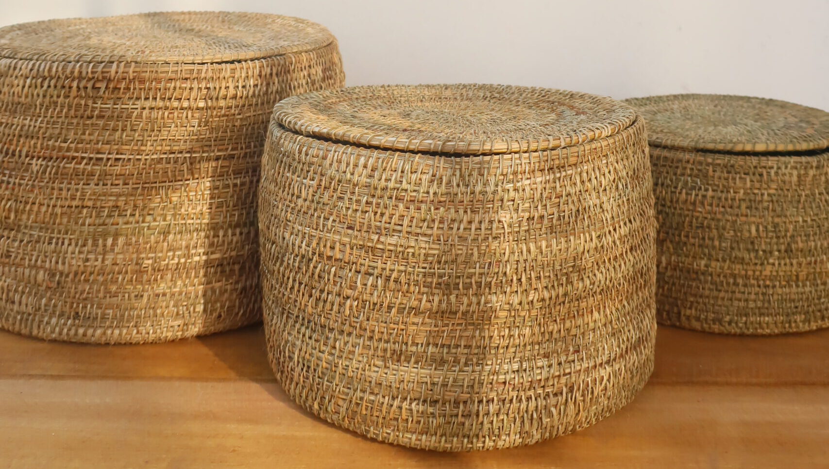 Taller de cestería en manila con técnica aduja (Museo Verde)